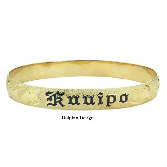 Bracelets Hawaiian Heirloom Customizable Hawaiian Heirloom 14K Gold Bracelet