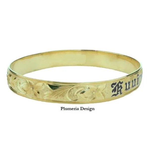Bracelets Hawaiian Heirloom Customizable Hawaiian Heirloom 14K Gold Bracelet