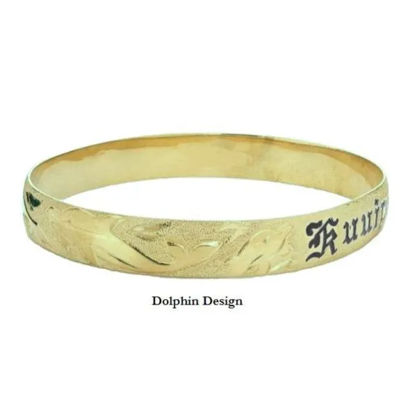 Bracelets Hawaiian Heirloom Customizable Hawaiian Heirloom 14K Gold Bracelet