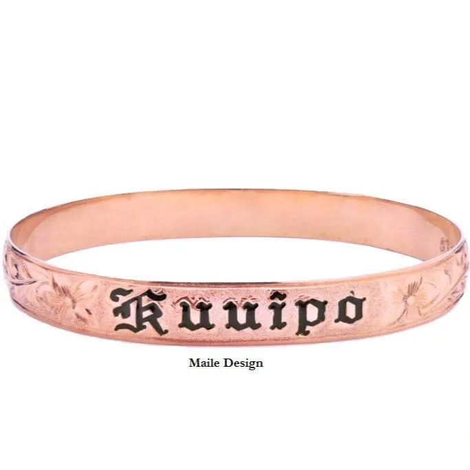 Bracelets Hawaiian Heirloom Customizable Hawaiian Heirloom 14K Gold Bracelet