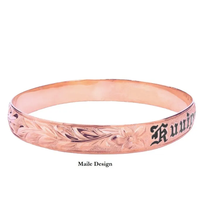 Bracelets Hawaiian Heirloom Customizable Hawaiian Heirloom 14K Gold Bracelet