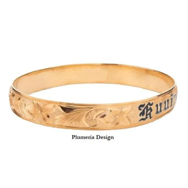 Bracelets Hawaiian Heirloom Customizable Hawaiian Heirloom 14K Gold Bracelet