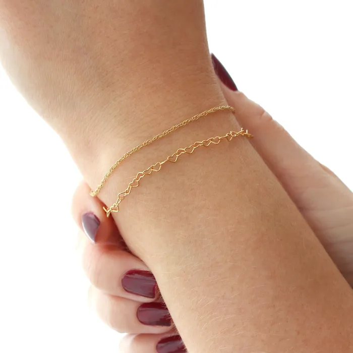 Bracelets Heart Chain Bracelet Kris Nations