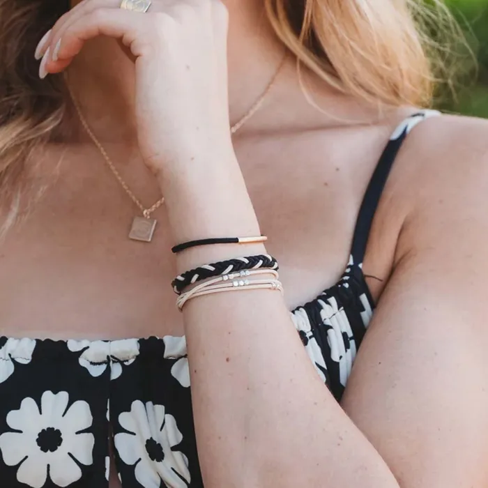 Bracelets Klani Inspire Wrist and Hair Tie and Bracelet Set 5 Pieces KLANI