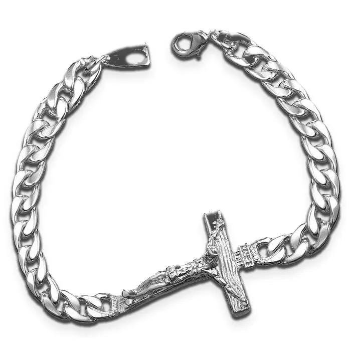 Bracelets Mens Cross Bracelet br Savior Lords Guidance
