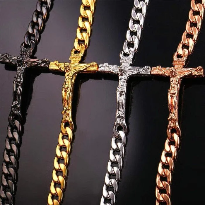 Bracelets Mens Cross Bracelet br Savior Lords Guidance