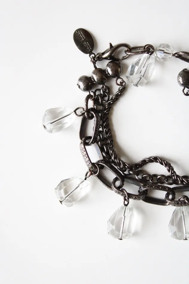 Bracelets White House Black Market Clear Stone Charm Multi Chain Bracelet White House Black Market