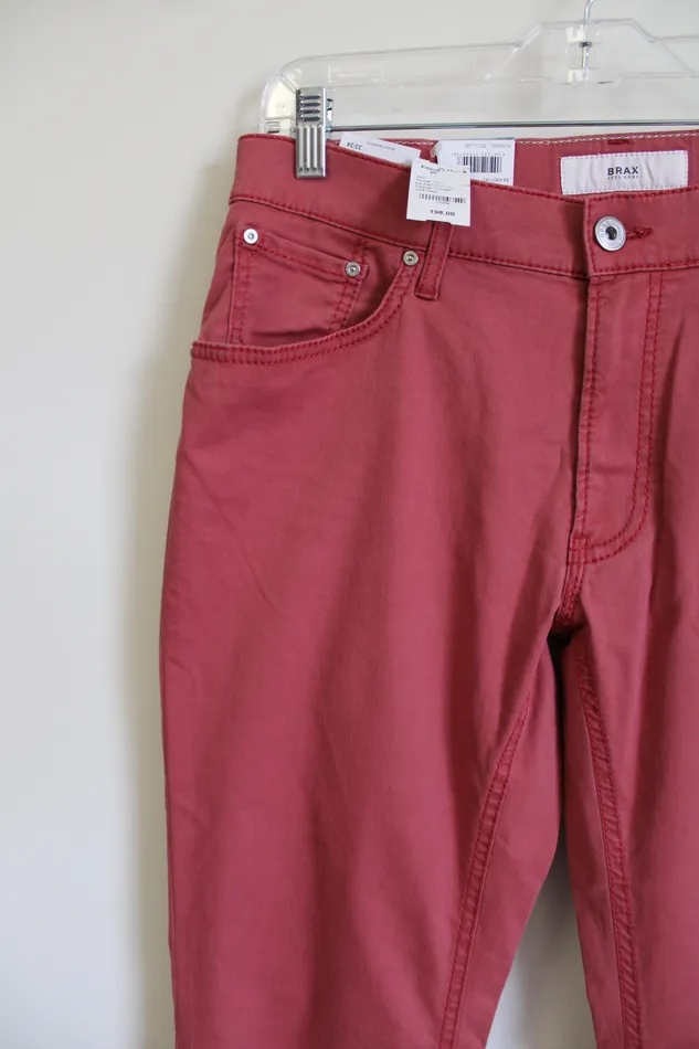 Brax Necklaces NEW Brax Feel Good StyleChuck HiFlex Light Salmon Casual Trouser 3334