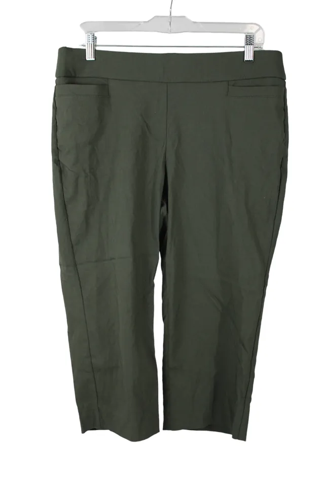 Briggs New York Earrings Briggs Olive Green Stretch Capri 12 Petite