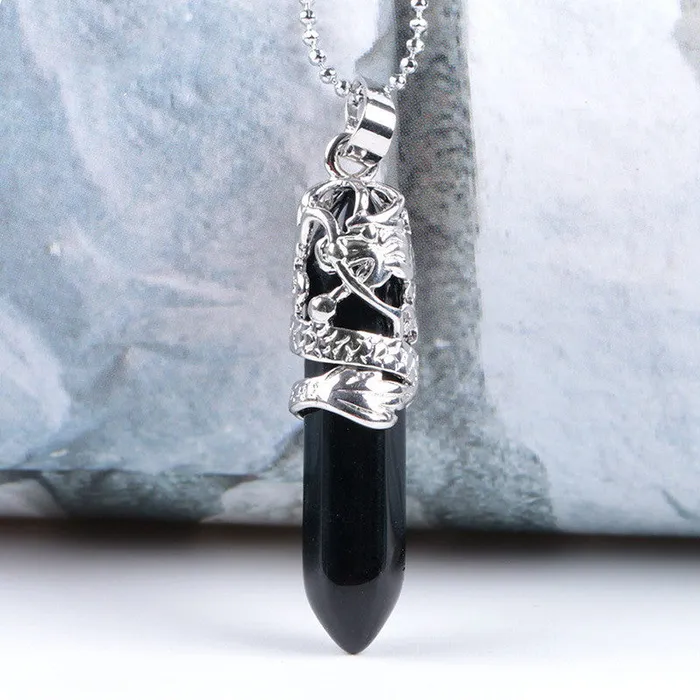Bryan Lim Necklaces Natural stone pendant necklace