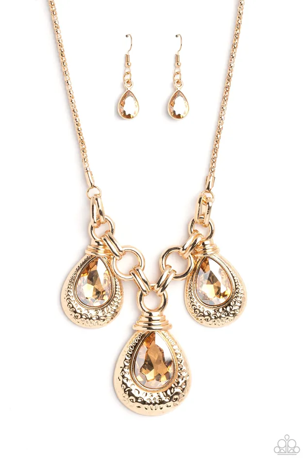 Built Beacon Gold Paparazzi Accessories PreStyled Sets
