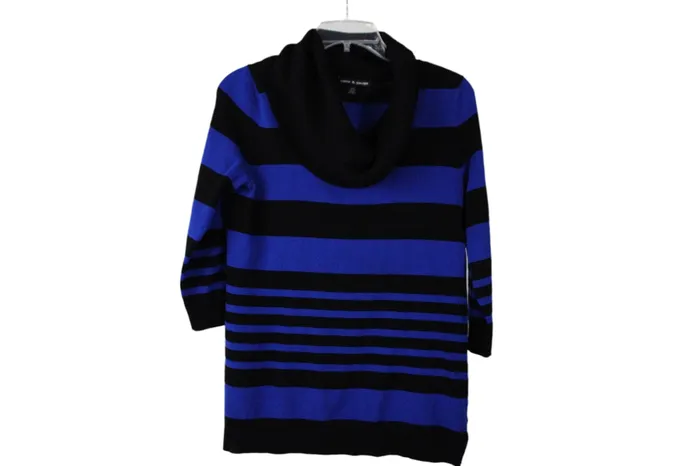 Cable Gauge Blue Black Sweaters M Cable Gauge Rings