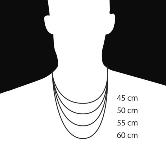 Cadena de plata torzal para hombre Gold Shield Earrings