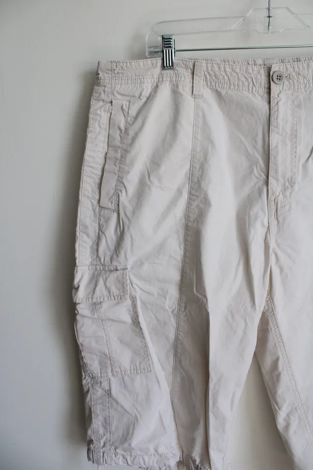 Calvin Klein White Cargo Long Short 38 Calvin Klein Rings