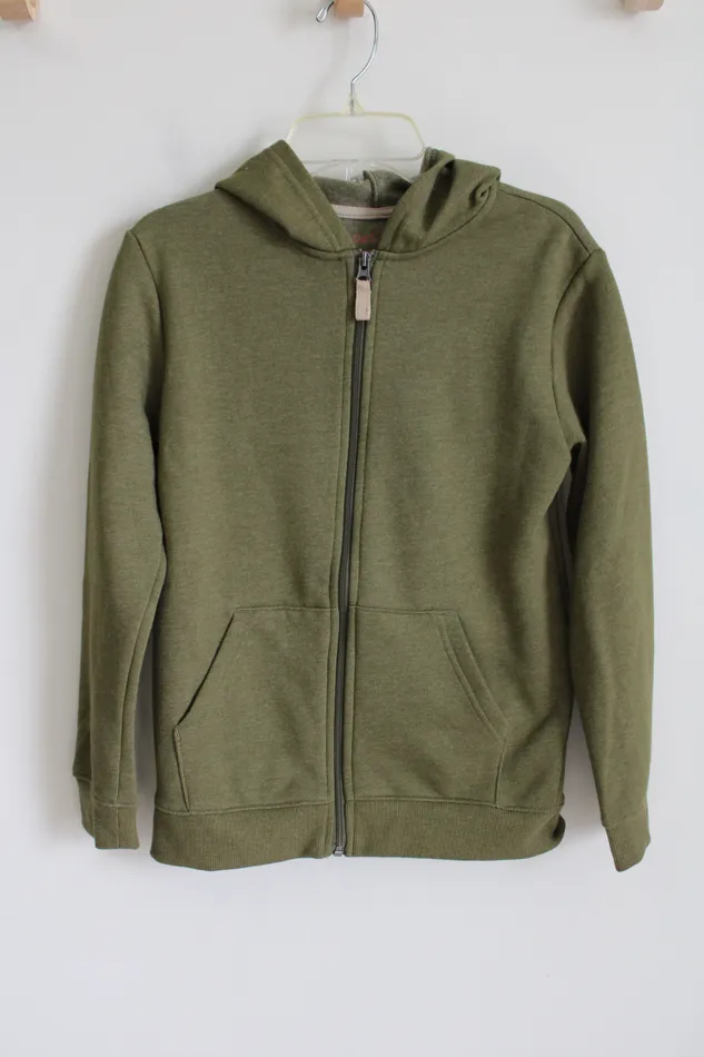 Cat Jack Olive Green Fleece Lined Zip Up Hoodie Jacket 810 Cat Jack Necklaces