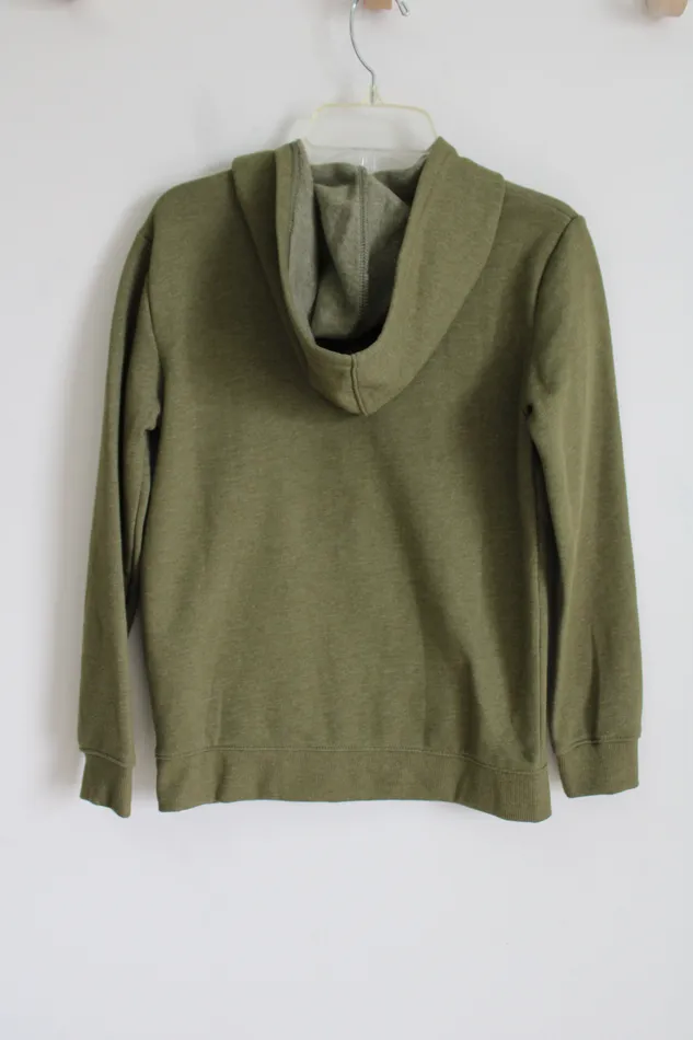 Cat Jack Olive Green Fleece Lined Zip Up Hoodie Jacket 810 Cat Jack Necklaces