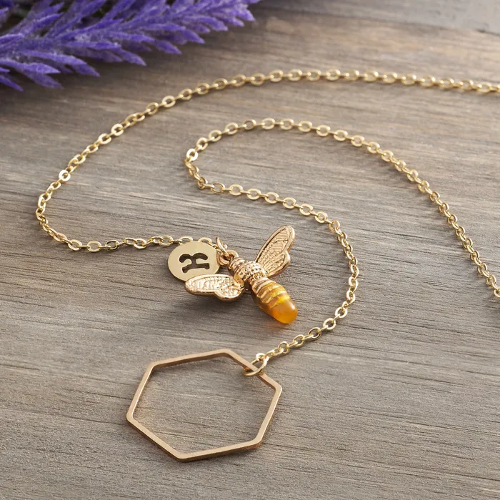 Chadds Ford Jewelry Gold Little Bee Necklace Necklaces
