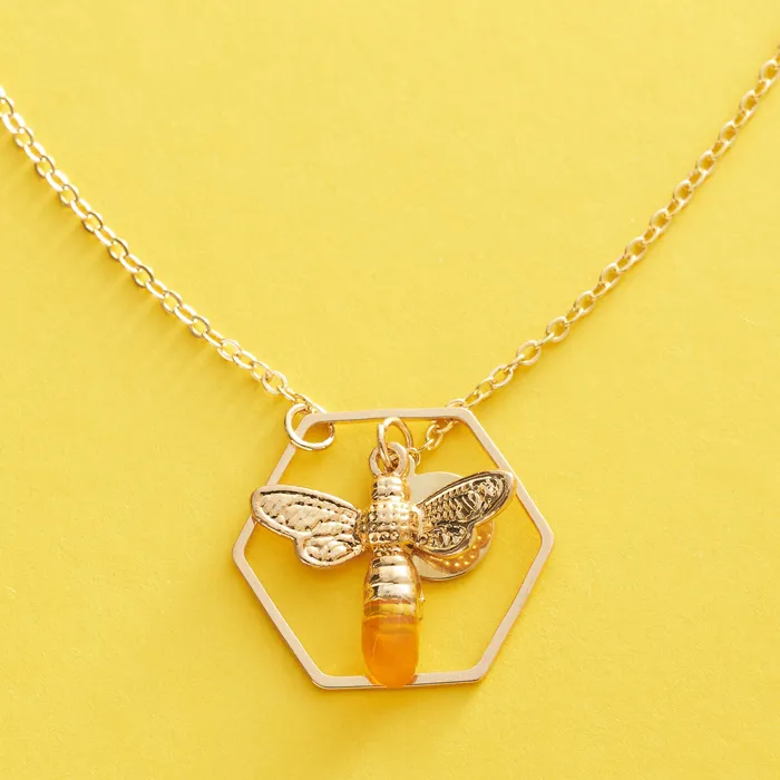 Chadds Ford Jewelry Gold Little Bee Necklace Necklaces
