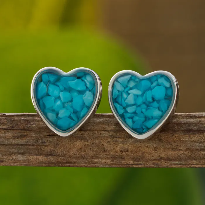 Chadds Ford Jewelry Rings Sterling Silver Sand Heart Studs