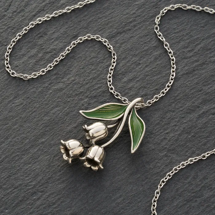 Chadds Ford Jewelry Vintage Lily of the Valley Floral Drop Gift Set Earrings