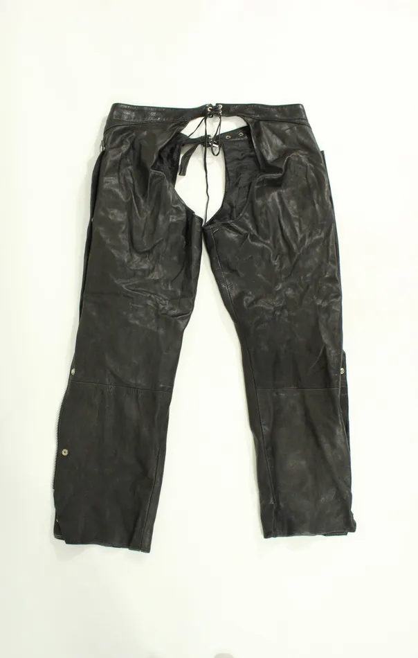 Chaps Earrings Reliance American Deer Skin Leather Chaps Pants Size XL