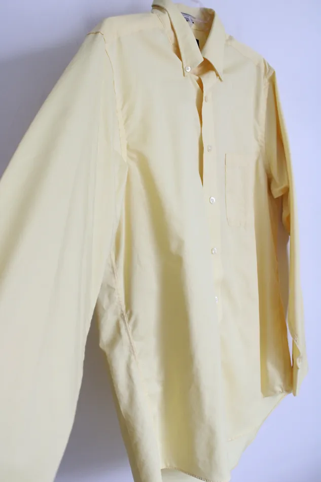 Chaps Necklaces Chaps Light Yellow Button Down Shirt 1515 12 3435