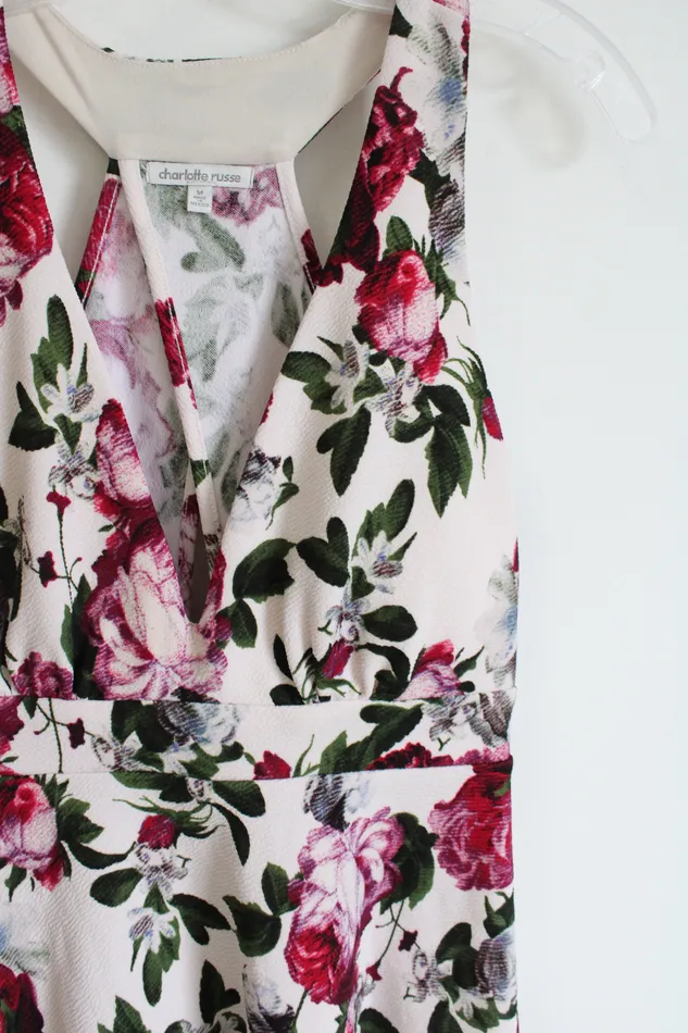 Charlotte Russe Rings Charlottle Russe Floral Midi Dress M