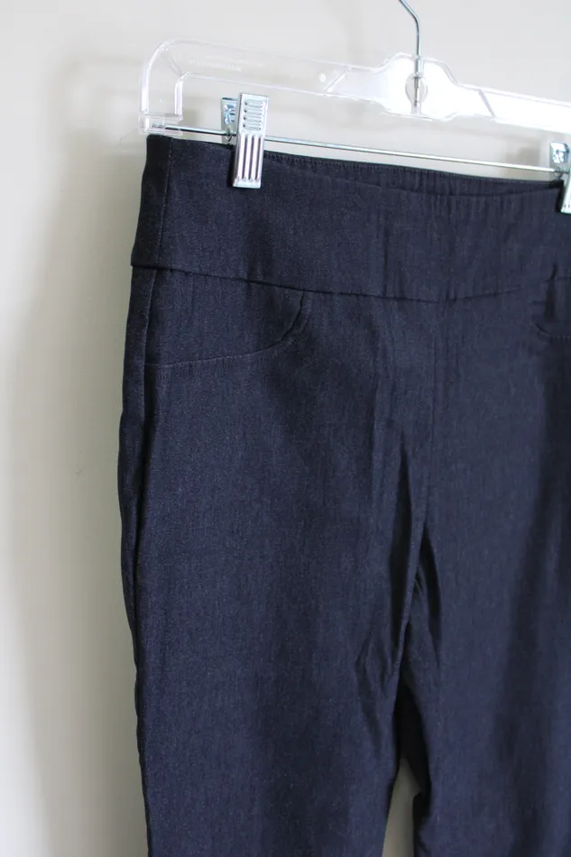 Charter Club Earrings Charter Club Classic Fit Chambray Look Stretch Ankle Pant 6