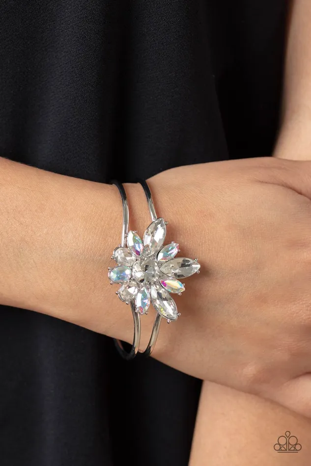 Chic Corsage White Paparazzi Accessories Rings