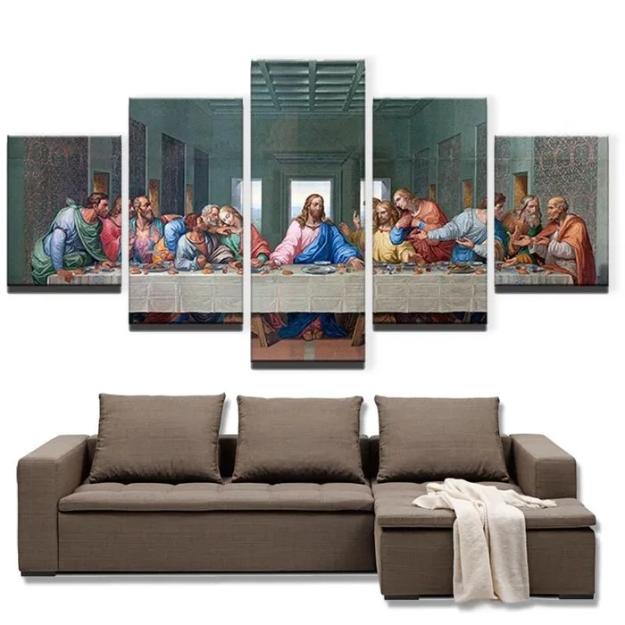 Christian Canvas Artbr The Last Supper Lords Guidance Earrings