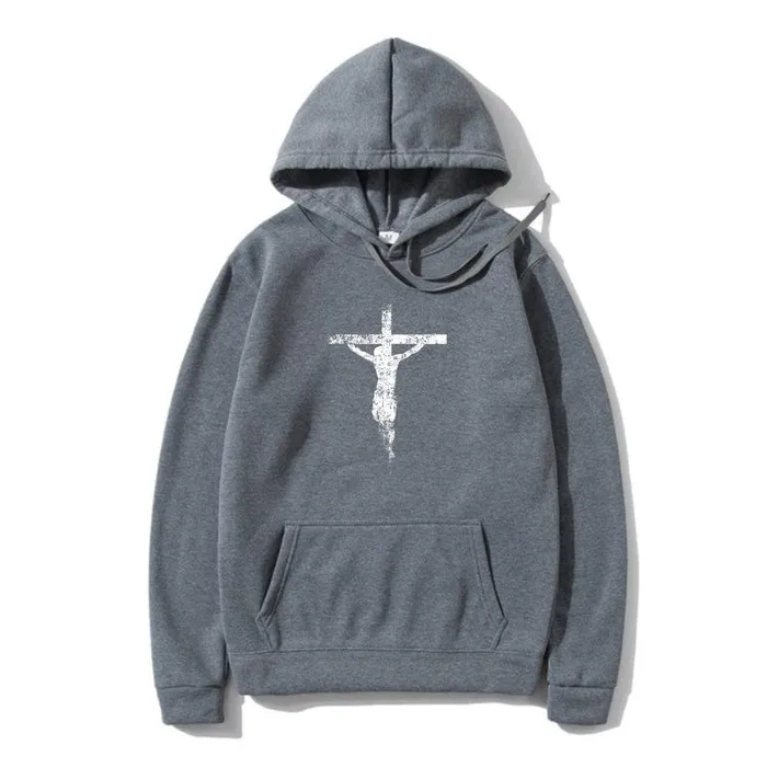 Christian Jesus Cross Hoodie Lords Guidance Necklaces
