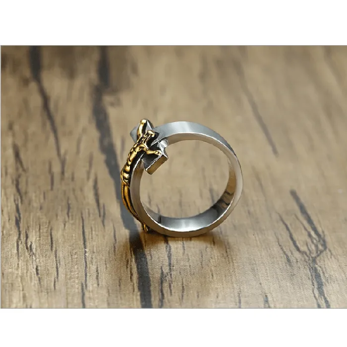 Christian Ring br Jesus Crucifix Lords Guidance Rings