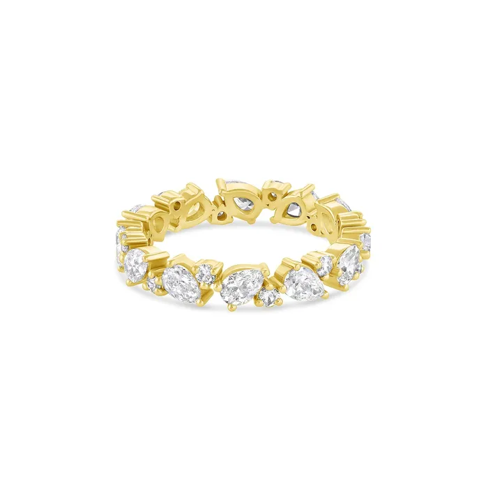 Consider Bridal Rings Large Pear Cluster Diamond Ring Lab Grown