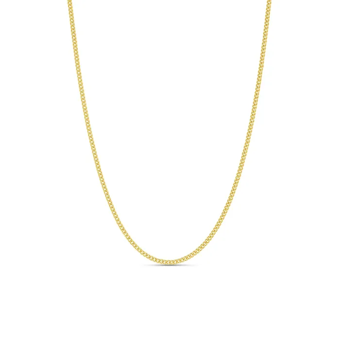 Consider the Wldflwrs Necklaces Skinny Mineral Curb Chain Necklace