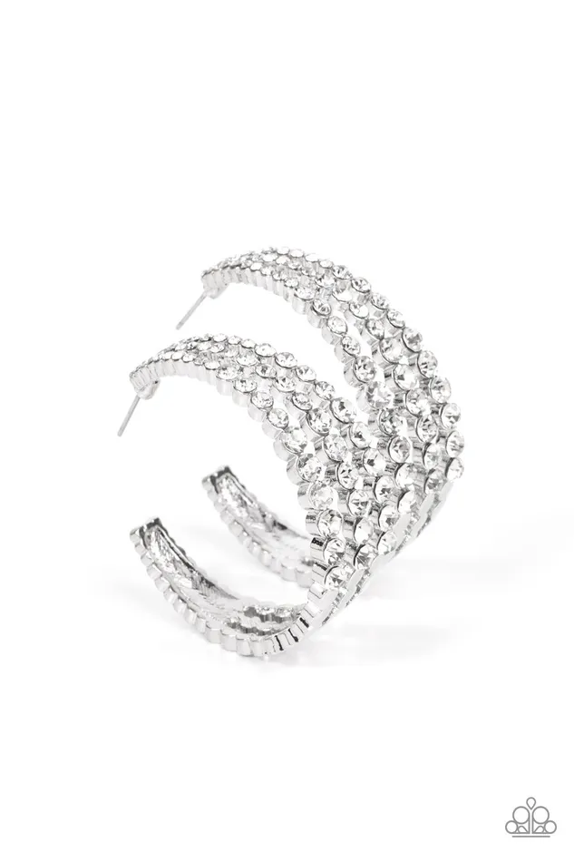 Cosmopolitan Cool White Paparazzi Accessories Rings