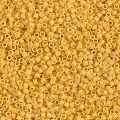 DB2102 Duracoat Opaque Banana Miyuki Delica 110 Peppy Beads Earrings
