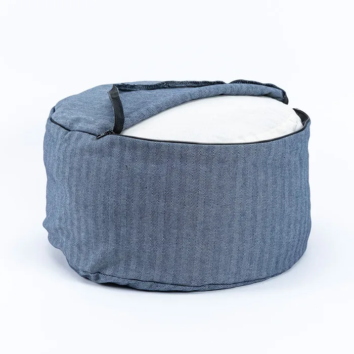 Denim Buckwheat Hull Zafu DharmaCrafts Earrings