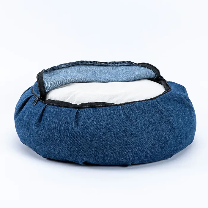 Denim Buckwheat Hull Zafu DharmaCrafts Earrings