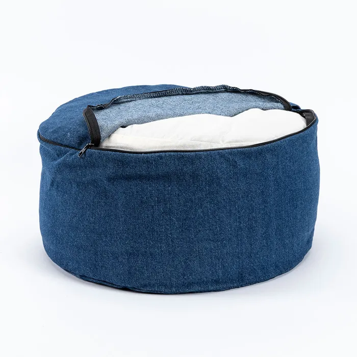 Denim Buckwheat Hull Zafu DharmaCrafts Earrings