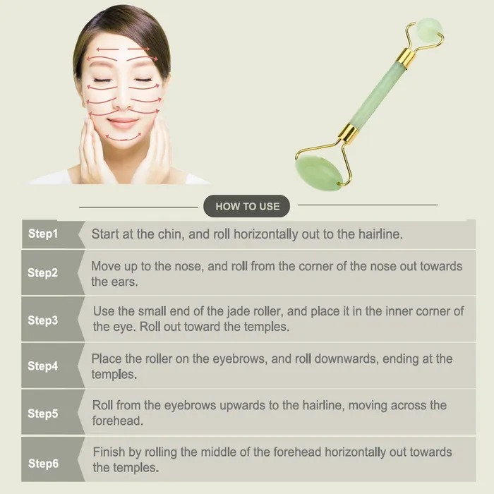 DharmaCrafts Earrings Facial Roller and Gua Sha Set