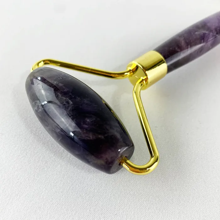 DharmaCrafts Earrings Facial Roller and Gua Sha Set