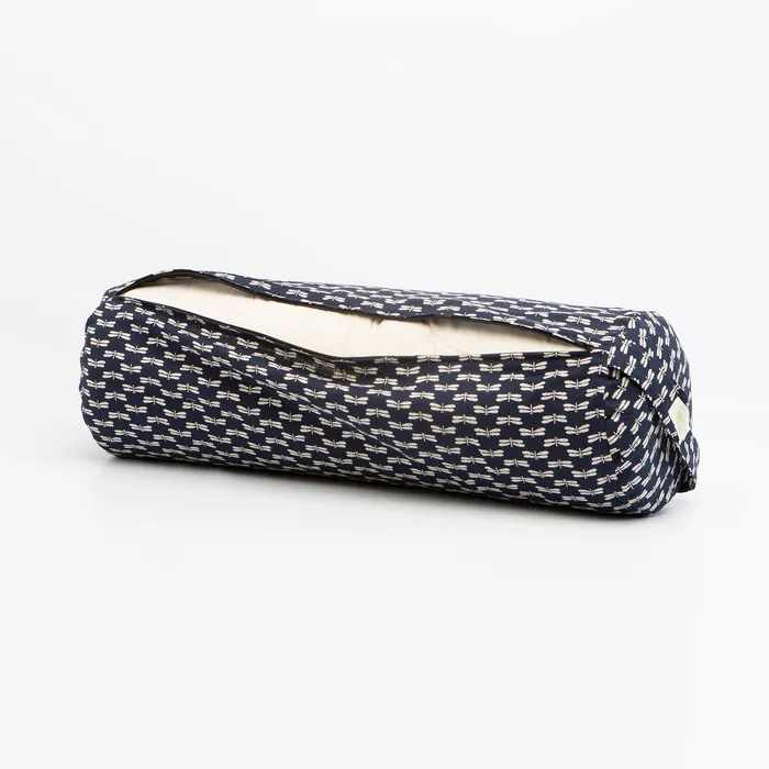 DharmaCrafts Navy Dragonfly Bolster Earrings