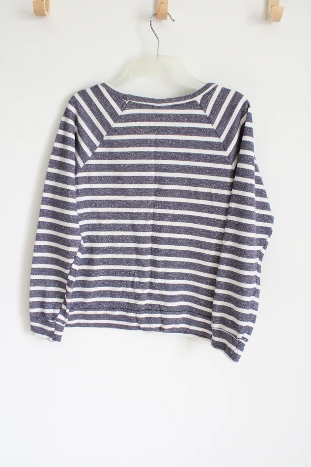 Disney Cruise Line Blue Striped Anchor Shirt Youth XL 16 Disney Rings