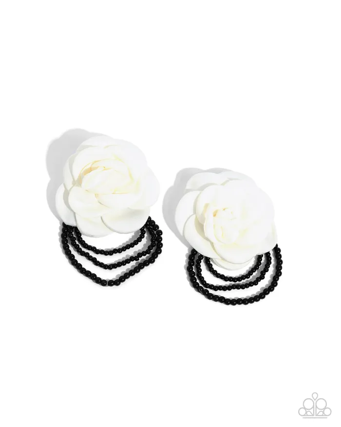 Dramatic Dame White Paparazzi Accessories Rings