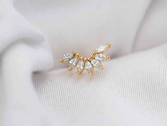 Dreamlandgt Earrings Crown of Leaves Piercing