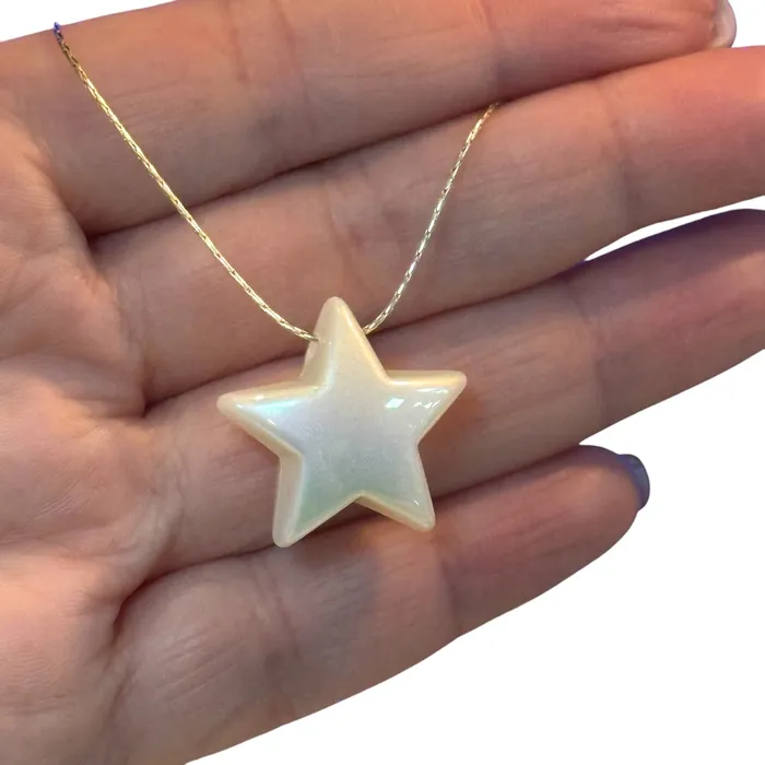 Earrings 22mm Puffy Star Charms Pearly Star Charms with 2mm Horizontal Hole 2 pcs in a pack Peppy Beads Earrings 22mm Puffy Star Charms Pearly Star Charms with 2mm Horizontal Hole 2 pcs in a pack Peppy Beads