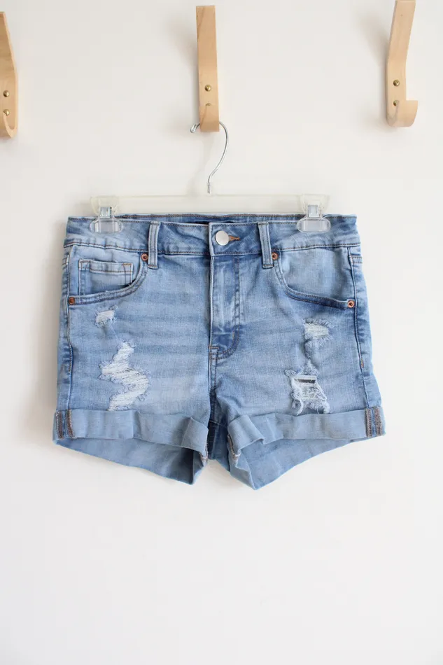 Earrings Aeropostale High Rise Midi Cuffed Distressed Jean Shorts 8 Aeropostale Earrings Aeropostale High Rise Midi Cuffed Distressed Jean Shorts 8 Aeropostale