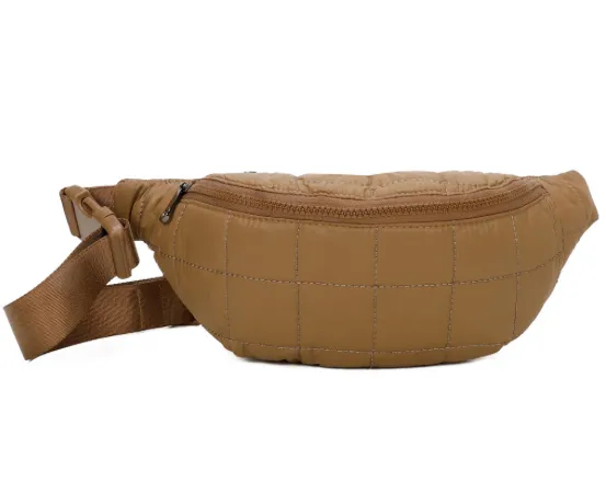 Earrings AMPERE Ampere Creations Rileys Puffer Bum Fanny Belt Bag Bag Tan