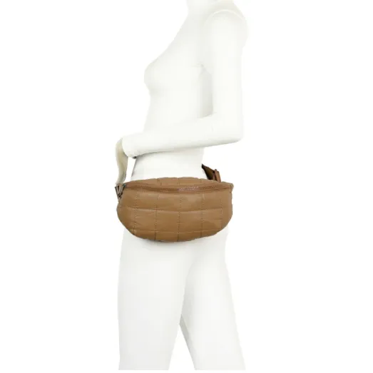 Earrings AMPERE Ampere Creations Rileys Puffer Bum Fanny Belt Bag Bag Tan