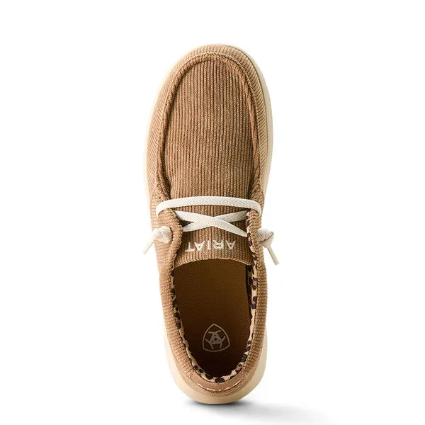 Earrings Ariat ARIAT WOMENS HILO TAN CORDUROY SHOES